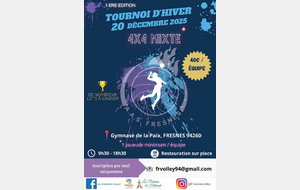 Tournoi d’hiver : Une première édition réussie
