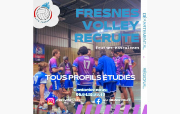 RECRUTEMENT JOUEUR MASCULIN 
