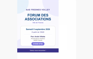 LA SECTION VOLLEY AU FORUM DES ASSOCIATIONS