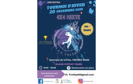 Tournoi d’hiver : Une première édition réussie