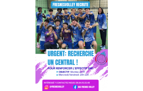 URGENT - RECRUTEMENT CENTRAL SM1