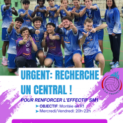 URGENT - RECRUTEMENT CENTRAL SM1